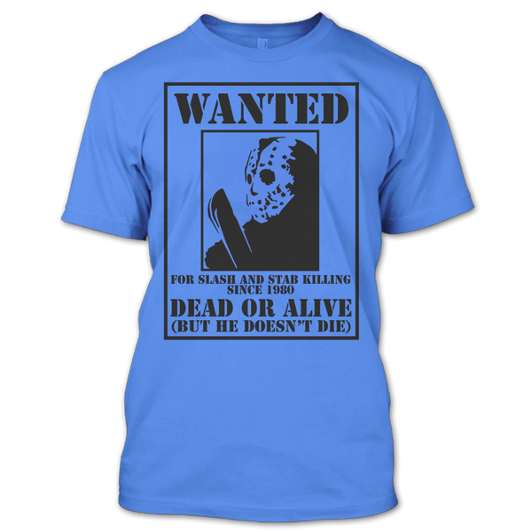 A black t-shirt with the shopify logo