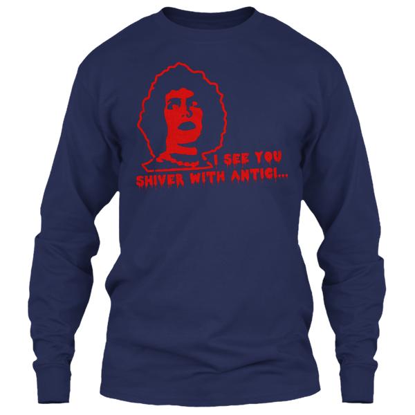 A black t-shirt with the shopify logo