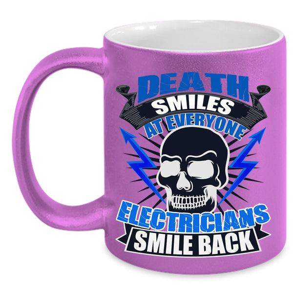 Awesome Electricians Coffee Mug, Electricians Smile Back Accent Mug