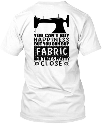 A black t-shirt with the shopify logo