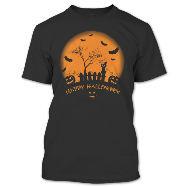 A black t-shirt with the shopify logo