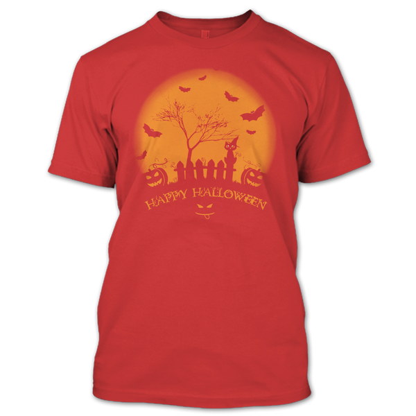 A black t-shirt with the shopify logo