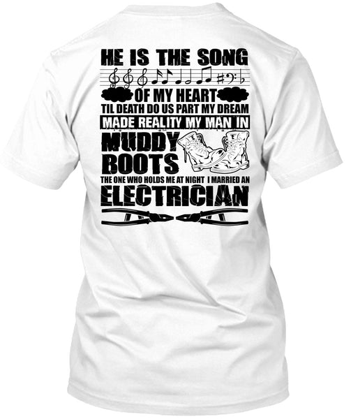 A black t-shirt with the shopify logo