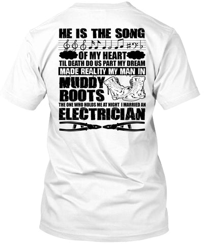 A black t-shirt with the shopify logo