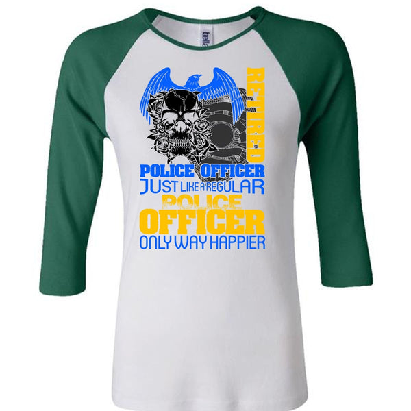Retired Police Officer T Shirt, I Love Police T Shirt, Awesome T-Shirts