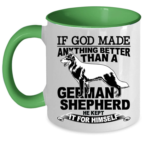 Awesome Dog Lovers Coffee Mug, Cool German Shepherd Accent Mug