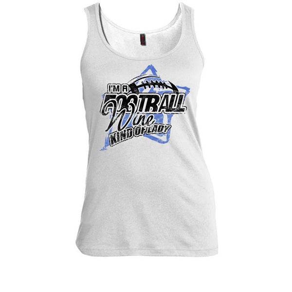 I'm A Football T Shirt, Coolest Football Lady Tank Top