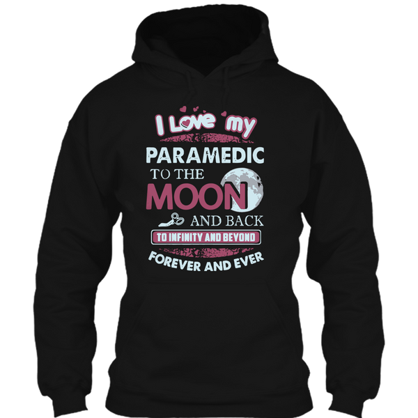 A black t-shirt with the shopify logo