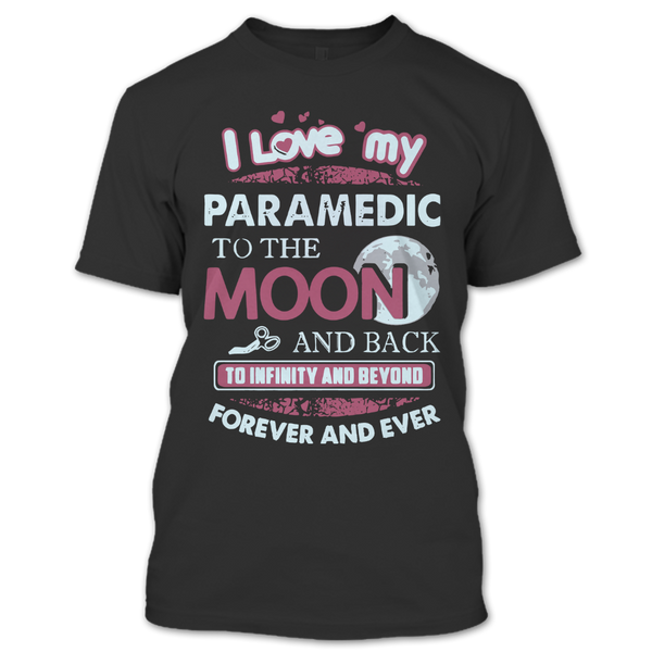 A black t-shirt with the shopify logo