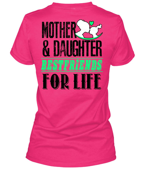 Mother And Daughter Best Friends T Shirt, I Love Mom T Shirt