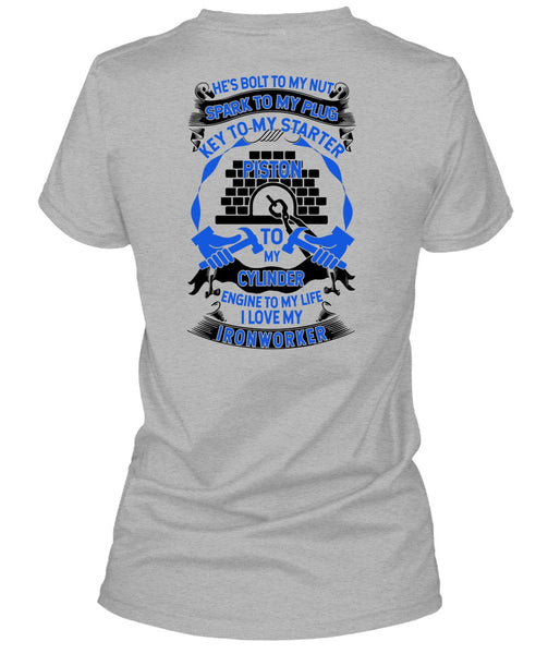I Love My Ironworker T Shirt, I Love Ironworker T Shirt