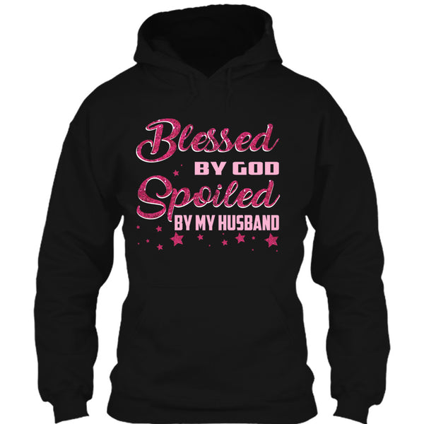 A black t-shirt with the shopify logo