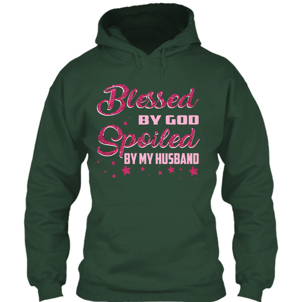 A black t-shirt with the shopify logo