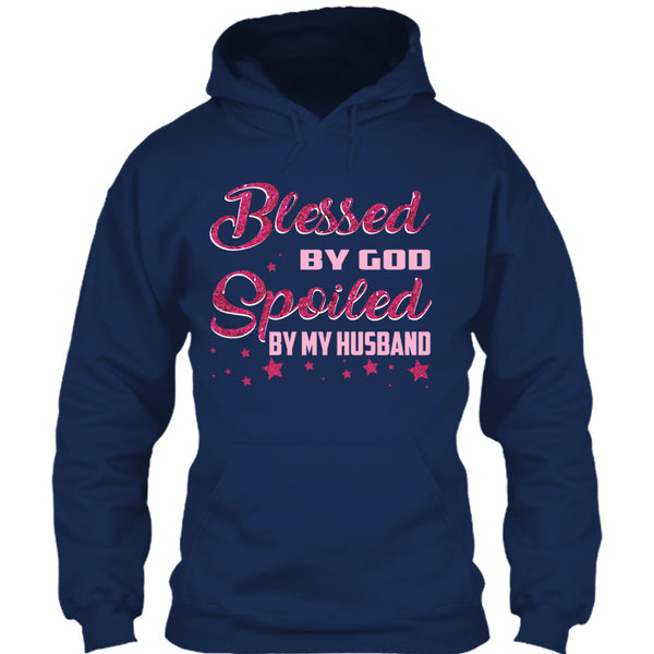 A black t-shirt with the shopify logo