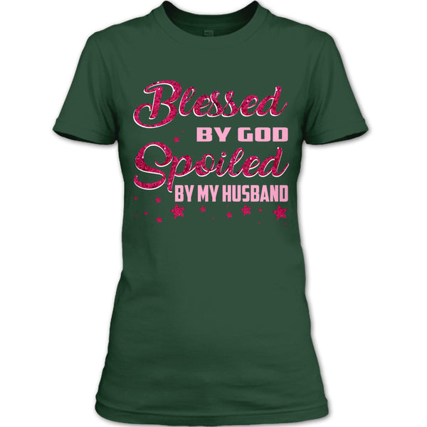 A black t-shirt with the shopify logo