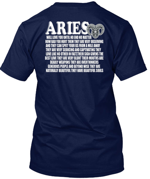 Aries Will Love You T Shirt, They Have Beautiful Souls T Shirt