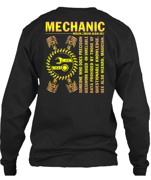 Being A Mechanic T Shirt, Who Does Precision Guesswork T Shirt