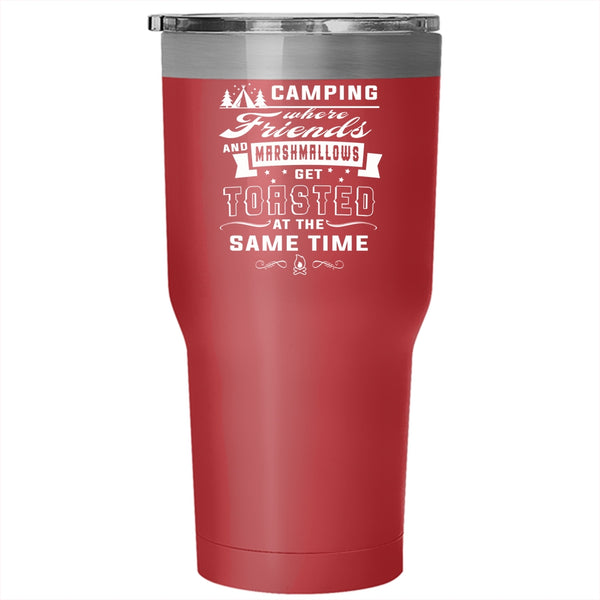 Cool Camping Tumbler 30 oz Stainless Steel, Cool Gift For My Friend Travel Mug