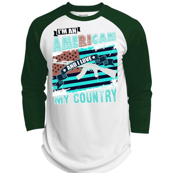 I'm An American T Shirt, Being A Veteran T Shirt, Awesome T-Shirts  (Polyester Game Baseball Jersey)
