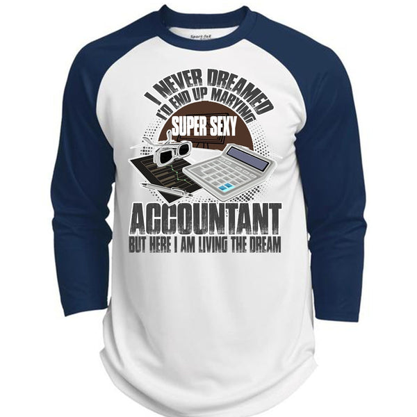 I'd End Up Marrying Accountant T Shirt, I Love Accountant T Shirt, Awesome T-Shirts  (Polyester Game Baseball Jersey)