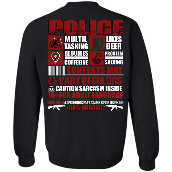 A black t-shirt with the shopify logo