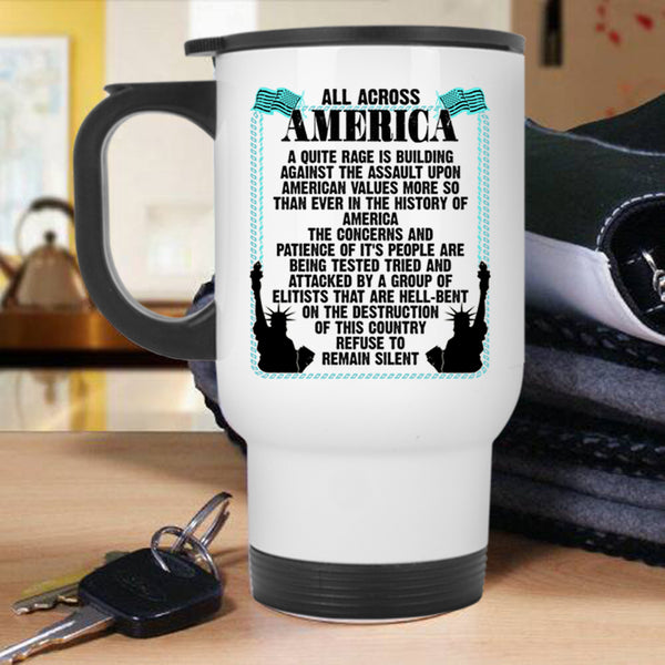 Cool Gift For My Friends Travel Mug, All Acrross America Mug