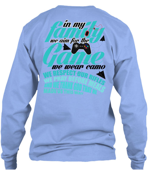 We Aim For The Game T Shirt, I Love Gaming T Shirt