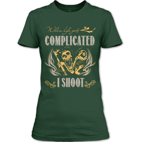 A black t-shirt with the shopify logo