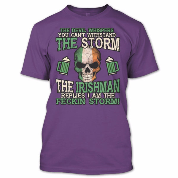 A black t-shirt with the shopify logo