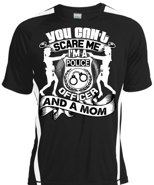 A black t-shirt with the shopify logo