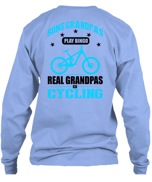 Real Grandpas Go Cycling T Shirt, I Love Biking T Shirt