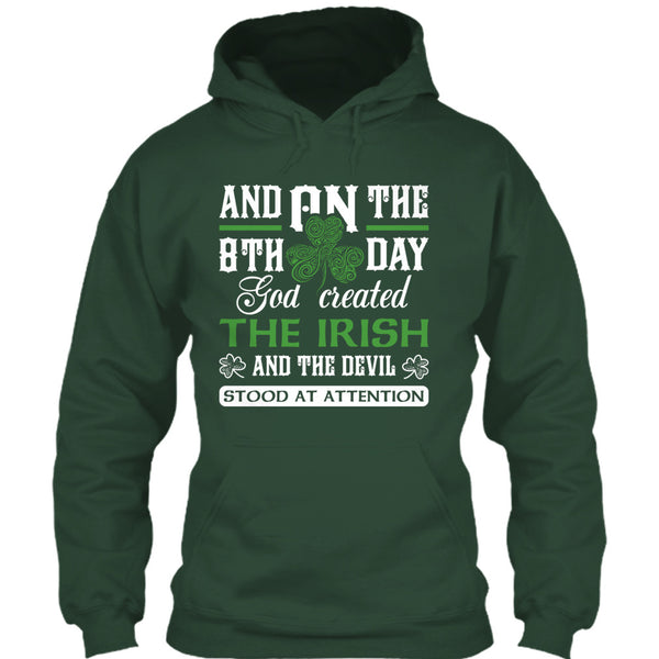 A black t-shirt with the shopify logo