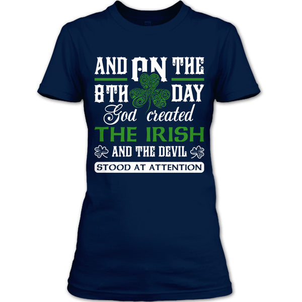 A black t-shirt with the shopify logo