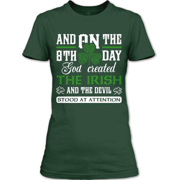 A black t-shirt with the shopify logo