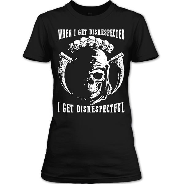 A black t-shirt with the shopify logo