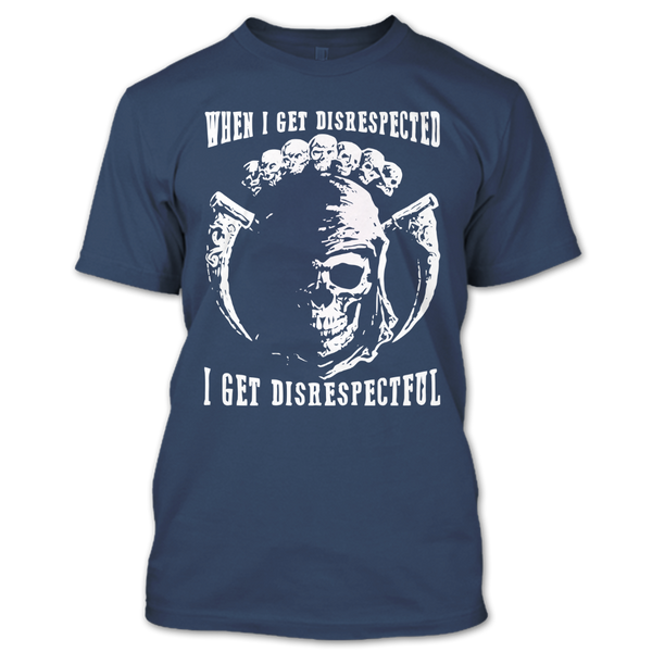 A black t-shirt with the shopify logo