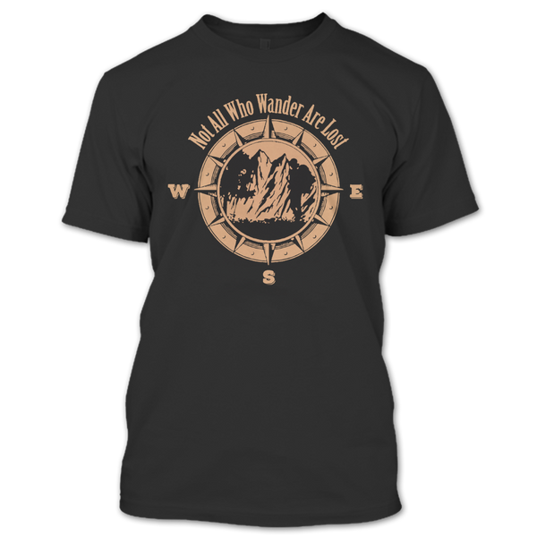 A black t-shirt with the shopify logo