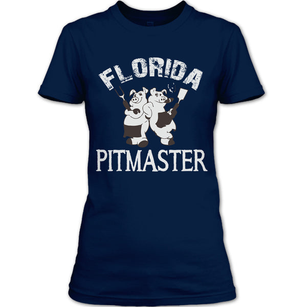 A black t-shirt with the shopify logo