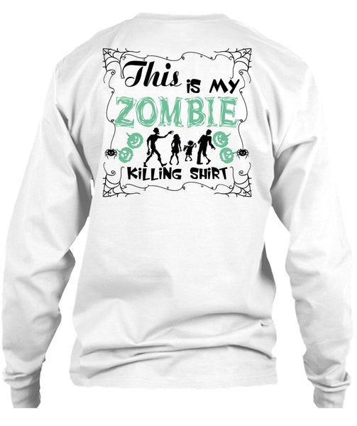 This Is My Zombie Killing T Shirt, Wait For Halloween T Shirt
