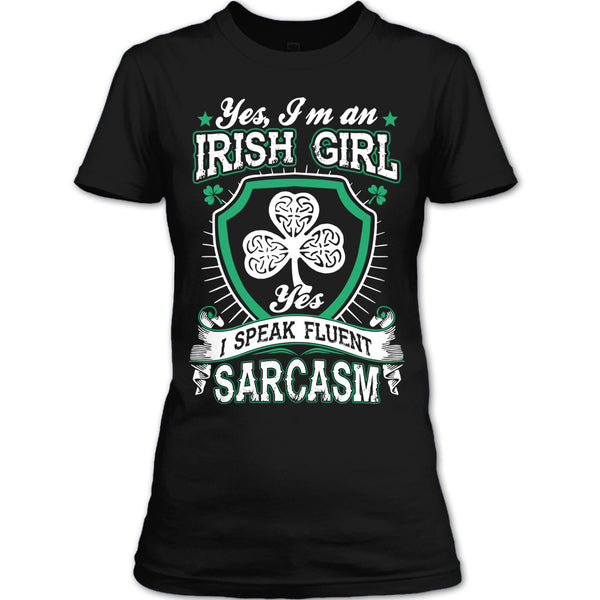 A black t-shirt with the shopify logo