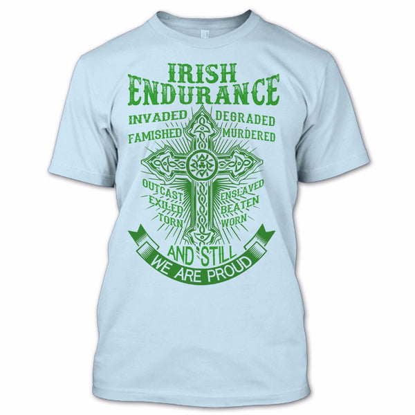 A black t-shirt with the shopify logo