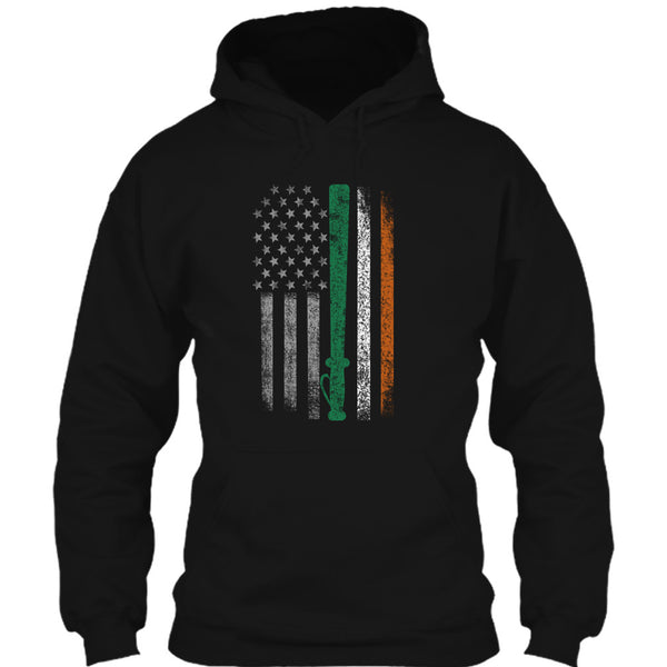 A black t-shirt with the shopify logo