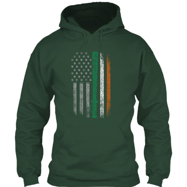 A black t-shirt with the shopify logo