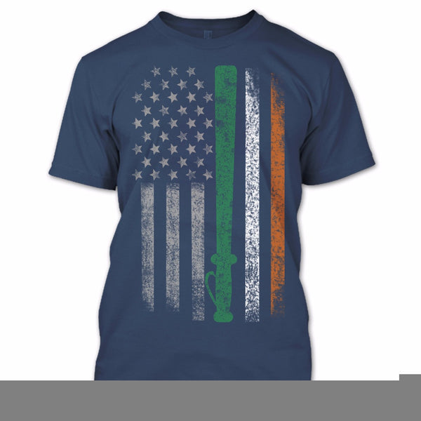 A black t-shirt with the shopify logo