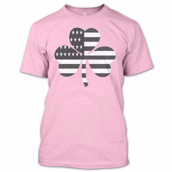 A black t-shirt with the shopify logo