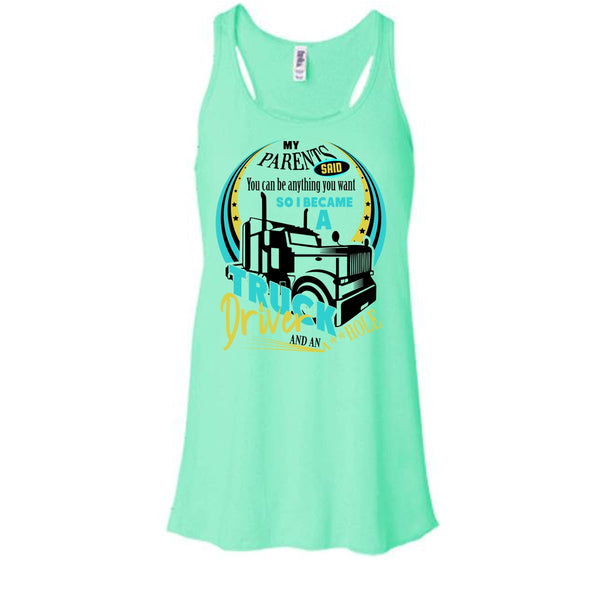 I Became A Truck Driver T Shirt, Coolest Trucker Ever Tank Top