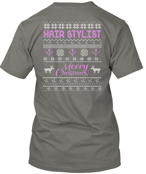 Hair Stylist Merry Christmas T Shirt, Being A Hair Stylist T Shirt
