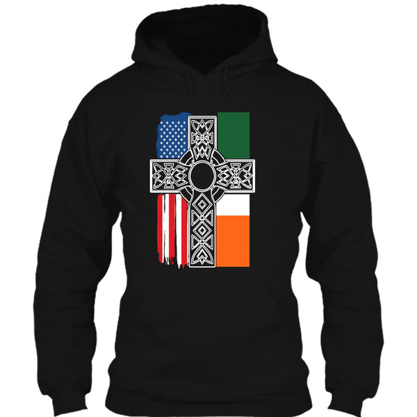 A black t-shirt with the shopify logo