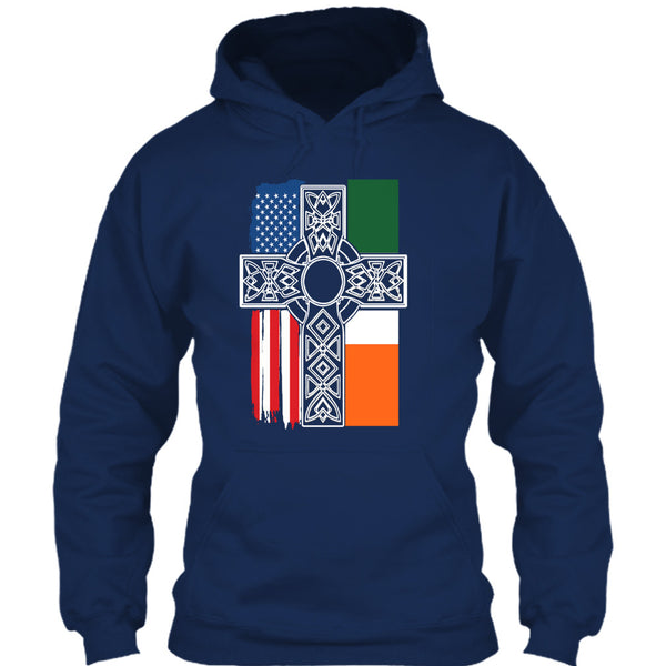 A black t-shirt with the shopify logo