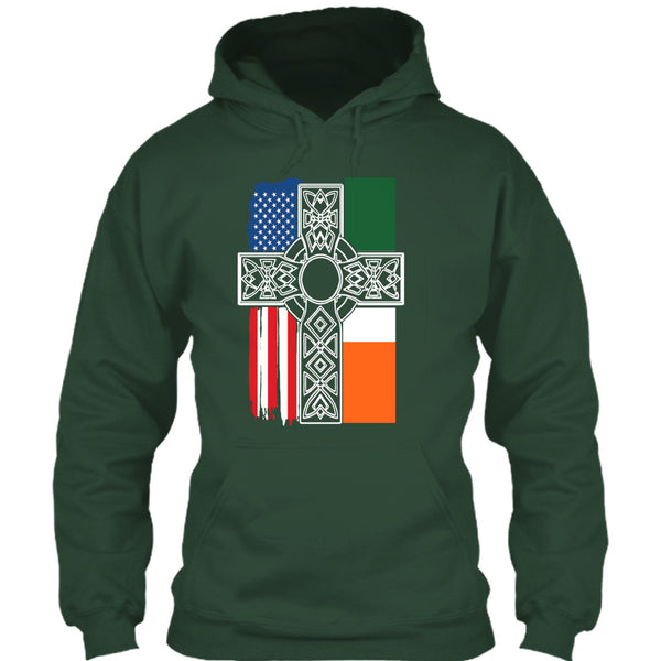 A black t-shirt with the shopify logo